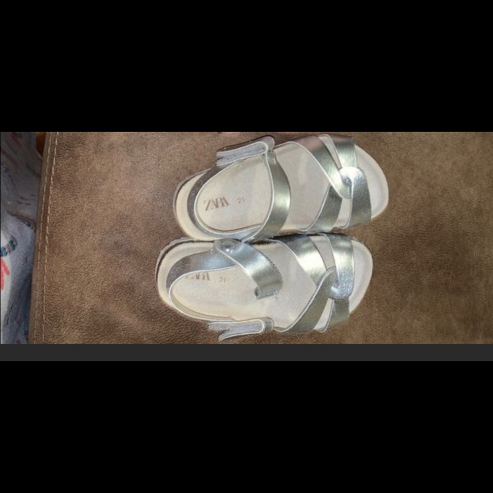 Silver Zara sandals